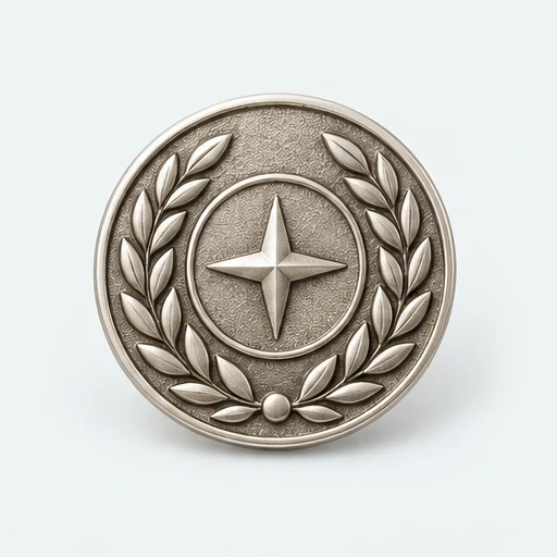 Illustrative die-struck pins design
